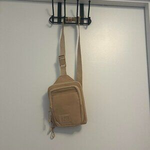 BEIS The Sports Sling Fanny Pack in Beige
